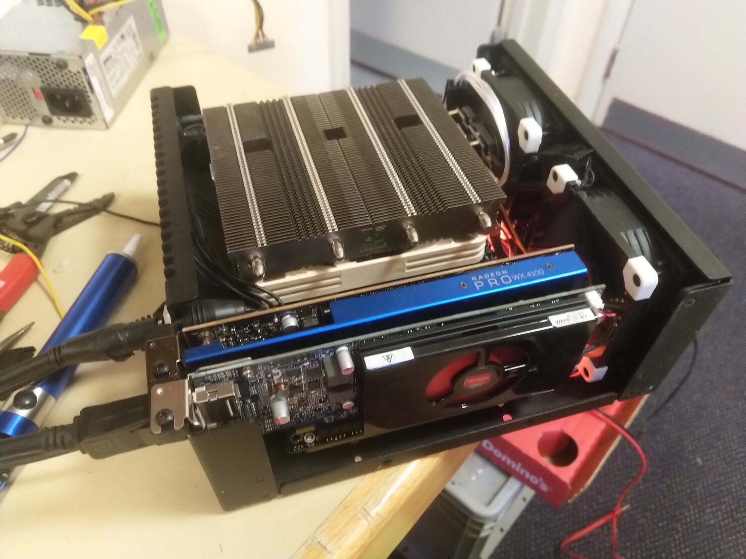 A tiny computer with two GPU's?